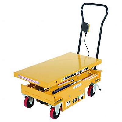 VESTIL CART1000DDC DC Power Hydr Scissor Cart 1K 39.75x20.5
