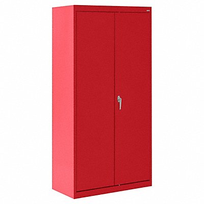 SANDUSKY CA4136187201 Storage Cabinet Medium Duty Red 180 lb