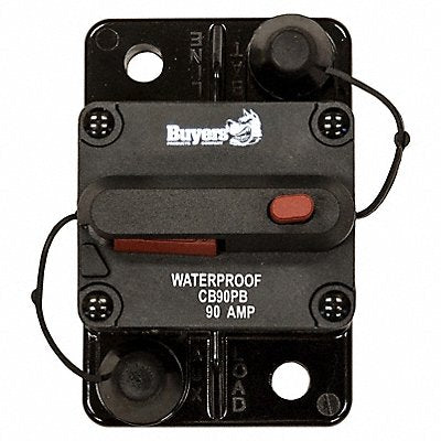 BUYERS PRODUCTS CB90PB Automotive Circuit Breaker CB 90A 12VDC