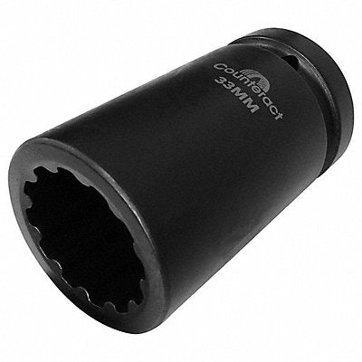 COUNTERACT CBBS133 Commercial Socket Deep Chrome 33 mm