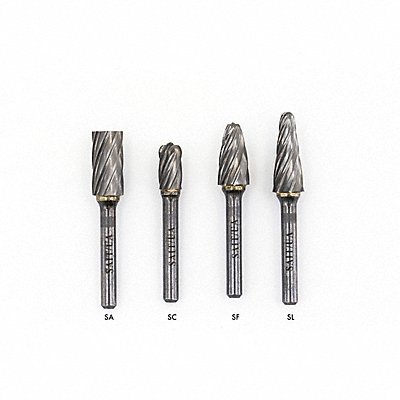 UNITED ABRASIVES-SAIT 45672 Carbide Burr Sh2L6 Dc 5/16x3/4