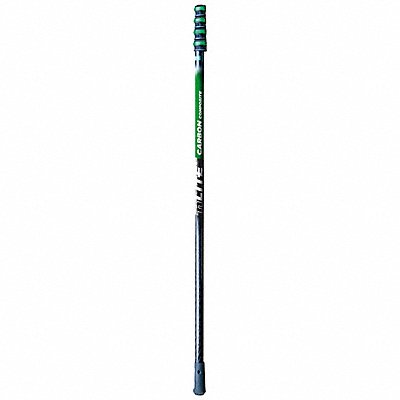 UNGER CC60T Four Section Water Pole 240 in L Blk/Grn