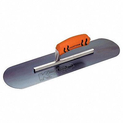 KRAFT TOOL CF277BPF Pool Trowel 14 L Blue Steel Round