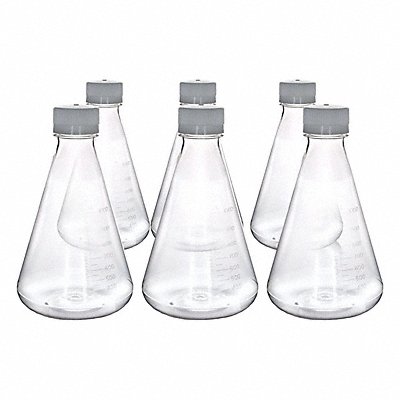 EISCO SCIENTIFIC CH5234PK06 Erlenmeyer Flask Clear 1 L PK6