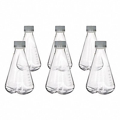 EISCO SCIENTIFIC CH5264PK06 Erlenmeyer Flask Clear 1 L PK6