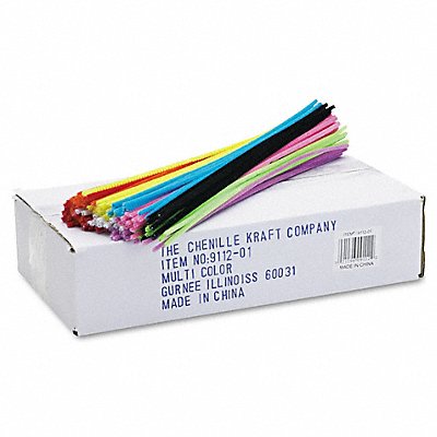 CHENILLE KRAFT 911201 Pipe Cleaners Polyester PK1000