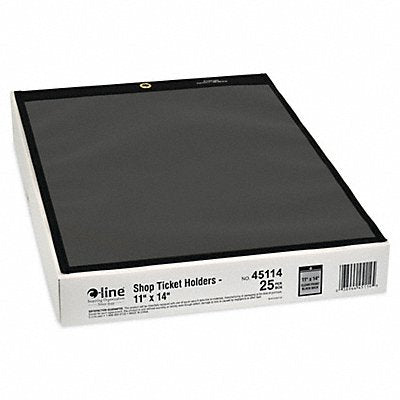 C-LINE 45114 Holder Shop Ticket Open Top 11x14 PK25
