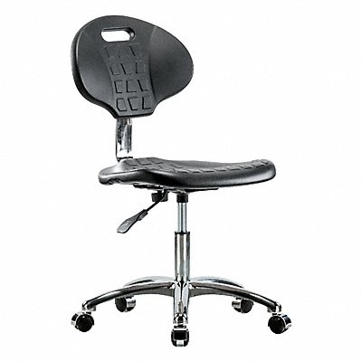 GRAINGER BRCLRTPDHCHCRA0CCBLK Erie Poly CR Chair Desk Castors Blk