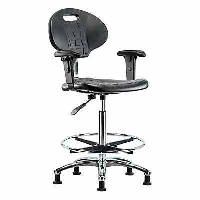 GRAINGER BRCLRTPHBCHCRA1CFRGBLK Erie Poly CR Chr Hi AA FR Stat Blk