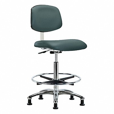 GRAINGER BRCLRVHBCHCRCFRG8546 CR Vinyl Chr High FR Stat Blue