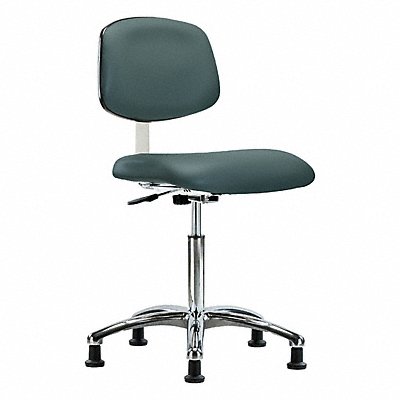 GRAINGER BRCLRVMBCHCRNFRG8546 CR Vinyl Chr Chrome Med Glides Blue