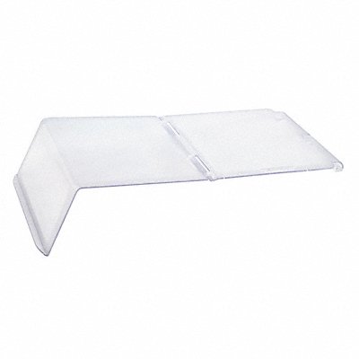 QUANTUM STORAGE SYSTEMS COV248 Lid Crystal Styrene 17 in L 6 1/2 in W