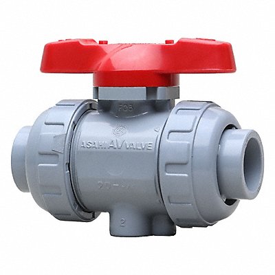ASAHI 1613012 Manual 2-Way Ball Valve Socket CPVC