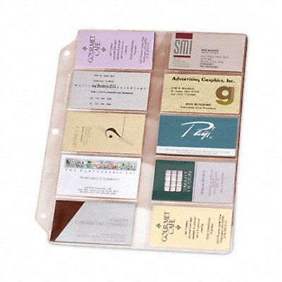 CARDINAL 7856000 Business Card Refill Sheets PK10