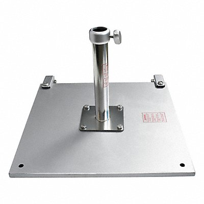 CALIFORNIA UMBRELLA CRL070 Umbrella Base Silver Steel