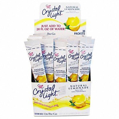 CRYSTAL LIGHT 796 Lemonade Lemon Non-Caff Powder PK30