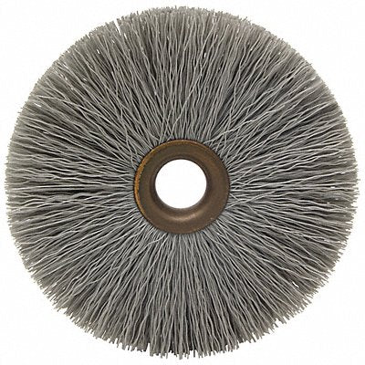 BRUSH RESEARCH MFG. CY4600AO Wheel Brush 4 in Dia 0.012 inWire