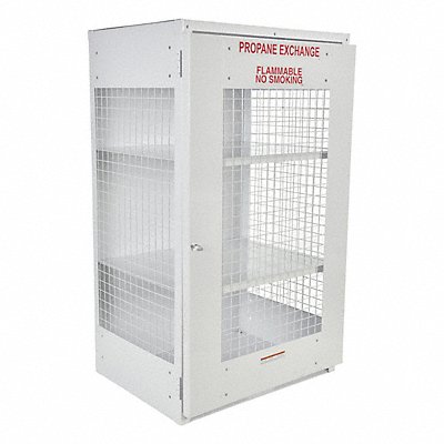 VESTIL CYLEX18E Gas Cylinder Cabinet 40 inW Capacity 18