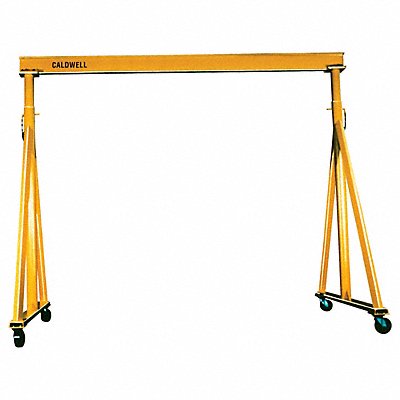 CALDWELL K9011610 Portable Gantry Crane 2000 lb 10 ft 4