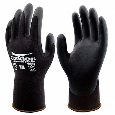 CONDOR 824VF2 Coated Gloves Nylon Nitrile S PR