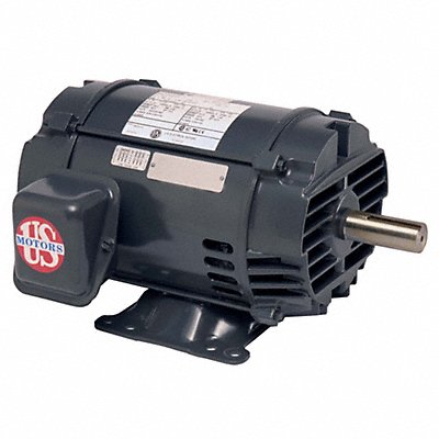 U.S. MOTORS D2P2H GP Motor 2 HP 1 740 RPM 200V AC 145T OAO