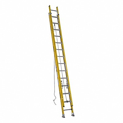 WERNER D71282 Extension Ladder Fiberglass 28 ft IAA