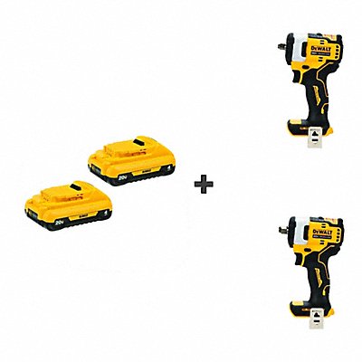 STANLEY BLACK DECKER DCB2402DCF913BDCF911B MAX 20V COMPACT 4Ah DUAL PACK