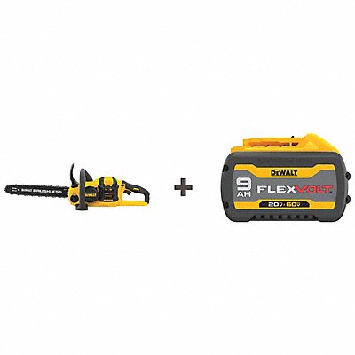 DEWALT DCCS670X1DCB609 Chainsaw Kit 16 Bar Bonus Battery 60V
