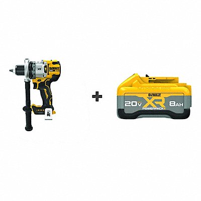DEWALT DCD1007BDCB2108 XR 1/2 3-Speed Hammer Drill 20V