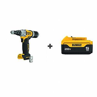 DEWALT DCF414BDCB205 Cordless Rivet SS 8 3/5 H 10 1/2 L 20V
