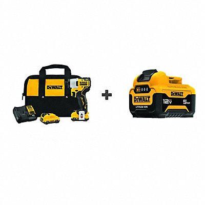 STANLEY BLACK DECKER DCF801F2DCB126 MAX 12V BRUSHLESS IMPACT DRIVER KIT