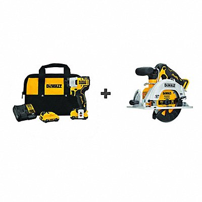 STANLEY BLACK DECKER DCF801F2DCS512B MAX 12V BRUSHLESS IMPACT DRIVER KIT