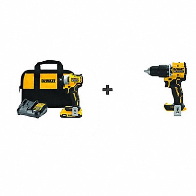 DEWALT DCF809D1DCD799B DEWALT 20V MAX ATOMIC IMPACT DRIVER 2AH