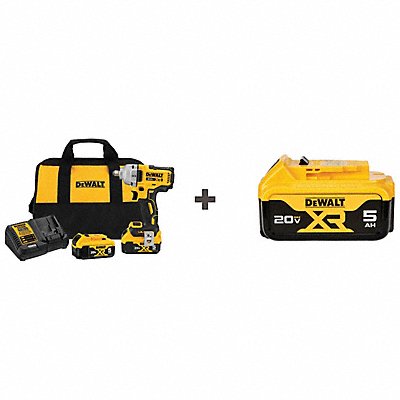 STANLEY BLACK DECKER DCF891P2DCB205 Impact Wrench Cordless 20V Bonus Battery