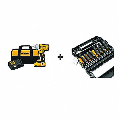 DEWALT DCF891Q1DW22812 Impact Wrench Drive Size 1/2 800 ft-lb