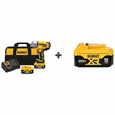 DEWALT DCF900P2DCB205 Cordless Impact Wrench 2200RPM w/Battery