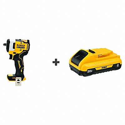 DEWALT DCF913BDCB240 Cordless Imp Wrench 3/8 in BONUS BATTERY