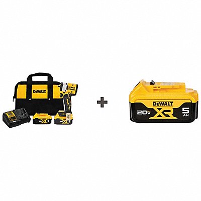 STANLEY BLACK DECKER DCF923P2DCB205 Impact Wrench Cordless 20V Bonus Battery