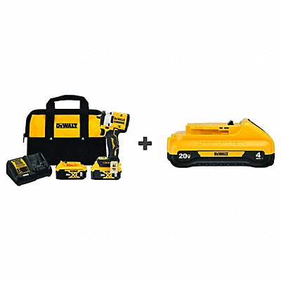 DEWALT DCF923P2DCB240 Cordless Impact Wrench Bonus Battery