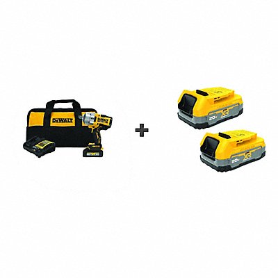 STANLEY BLACK DECKER DCF964GH1DCBP0342 HIGH TORQUE 20V 3/4 IW W/Battery (2 pk)