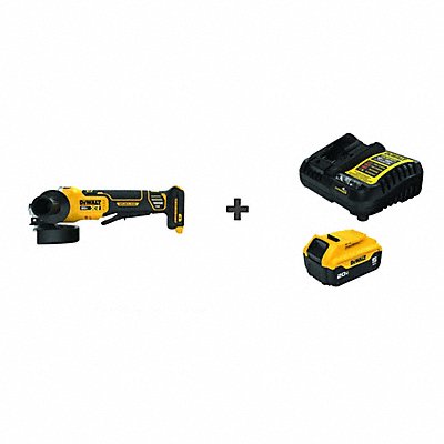 DEWALT DCG410BDCB205C DEWALT 20V Angle Grinder BONUS BATTERY