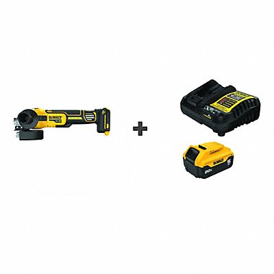 DEWALT DCG411VSBDCB205C DEWALT 20V Angle Grinder BONUS BATTERY