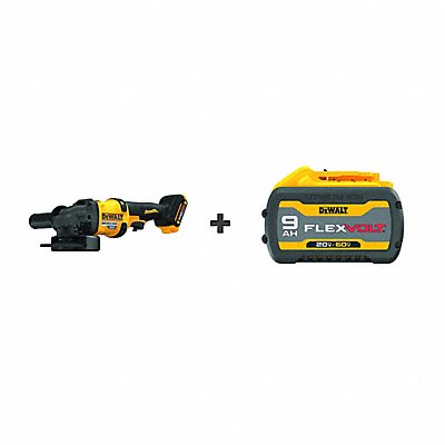 DEWALT DCG418BDCB609 Angle Grinder 60V 4 1/2-6 BONUS BATTERY