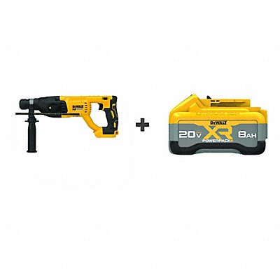DEWALT DCH133BDCB2108 D-Handle 1 Rotary Hammer 20V