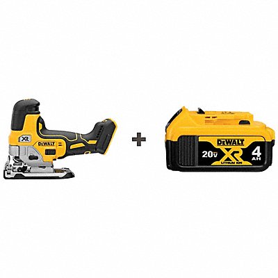DEWALT DCS335BDCB204 Cordless Jig Saw 20VDC Battery