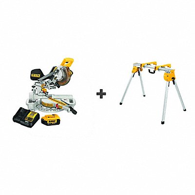 DEWALT DCS361M1DWX725 Cordless Miter Saw Kit 3750 RPM 20.0VDC