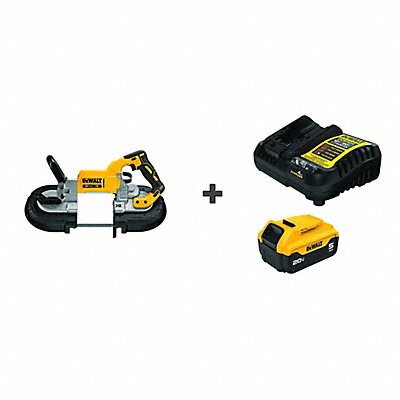 DEWALT DCS374BDCB205C Portable Band Saw 44-7/8 Blade L 20VDC