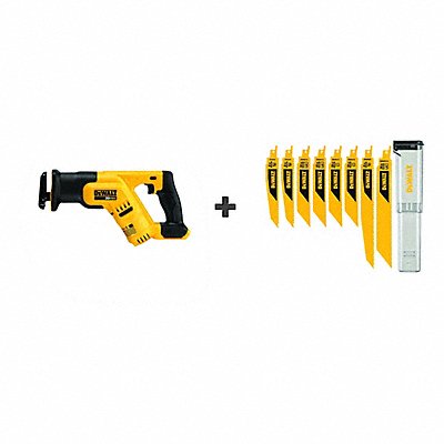 DEWALT DCS387BDWAR8SETCS Cordless Recip Saw 2900 SPM 20VDC