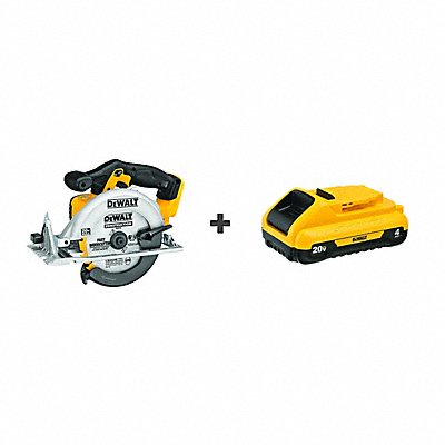 DEWALT DCS391BDCB240 Cordless Circ Saw 6-1/2 in BONUS BATTERY