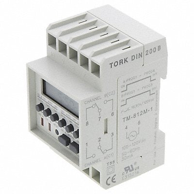 TORK DIN200B Electronic Timer Brown Plastic